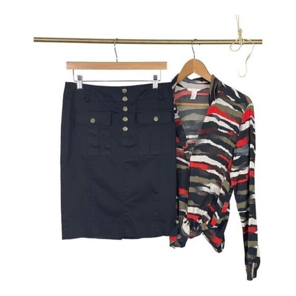 DANA Bachman black Pencil skirt - Picture 5 of 10